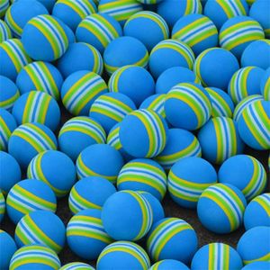 50 pçs / bolsa de cor eva cor sólida esponja brinquedo bolas juvenil sofá arco-íris treino de esferas de treino