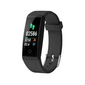 OTA Otomatik Kalp Hızı Monitörü Akıllı Bilezik Pedometre Tracker Akıllı Saatler Renkli Ekran Smartwatch iPhone Android Akıllı Telefon Için