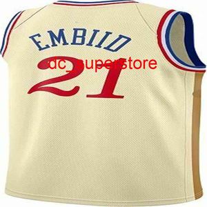 Custom Joel Embiid #21 Men's Swingman Jersey Stitched Mens Women Youth XS-6XL Basketball Jerseys