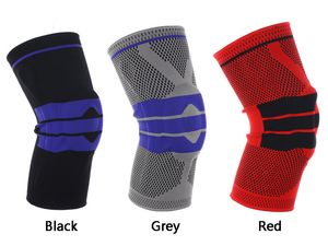 Ginocchiere da pallacanestro in silicone di nylon Alpinismo Patella Ciclismo all'aperto Compressione Sport Protezioni 10 pezzi