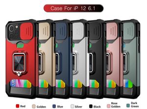 Karta pierścieniowa Przypadki telefonów na telefon iPhone 13 Pro Max 12 11 x XR XS 7 8 Plus SE Case Cover