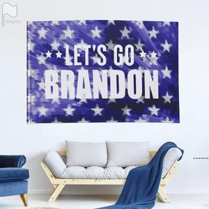 NEWLets Go Brandon Flag 3 X 5 Ft Outdoor Indoor Garden Flags Tapestry per Wall Hanging Decoration DHL ship RRD11501