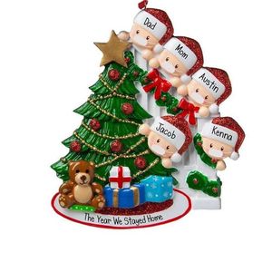 Parti Malzemeleri DIY Adı Nimetleri PVC Noel Baba Maskeleri Aile Noel Ağacı Kolye Tatil Hediyeler