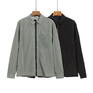 Autumn Men's Jackets Arrivals #44635 Nylon Metal Outwear Outdoor Mens Jacket Windproof Breathable Winter Fashion Designer Coat M-2XL