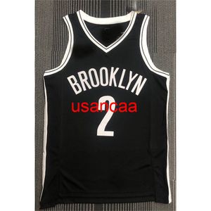 すべての刺繍2022 NEW 2＃GRIFFIN BLACK 75th Anniversary Basketball Jerseyカスタマイズメンズ女性の若者は任意の番号XS-5XL 6XLベストを追加する