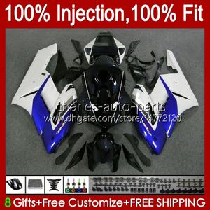 Blau schwarz Spritzguss OEM für HONDA Verkleidungen CBR 1000 CBR1000 RR CC CBR1000RR 04 05 Karosserie 52No.54 CBR 1000RR 1000CC 2004 2005 CBR-1000 2004-2005 Verkleidungsset