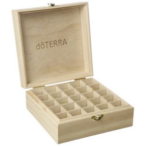 Wysokiej Jakości 25 Slotów Drewniane pudełko do przechowywania 1 sztuk Carry Organizator Essential Oil Butelki Aromaterapia Case Case 210922