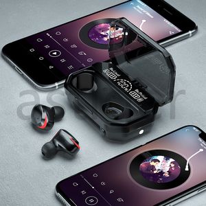 A17 TWS Bluetooth 5.1 fones de ouvido sem fio fones de ouvido 9D esporte estéreo à prova d 'água fone de ouvido toque controle fone de ouvido fone de ouvido digital exibição com embalagem