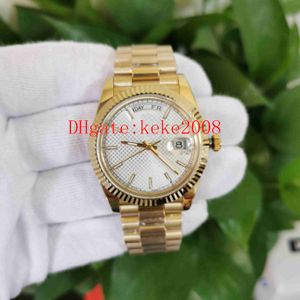 Top Quality Watch BP Maker men Wristwatches 40mm 228235 228238 Yellow gold Diagonal plaid White dial 2813 Movement Mechanical Automatic Mens Watches