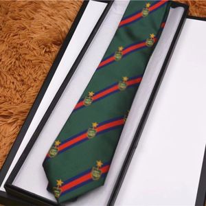 Cravatta di marca a strisce design classico Cravatta da uomo di marca da uomo casual cravatte strette confezione regalo