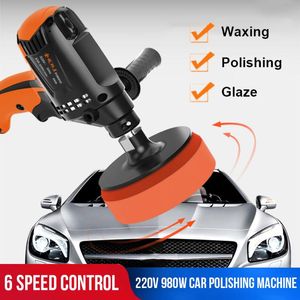 Care Products 220V Car Polish Machine Grinding Polishing Waxing Handle Electric Bench Polisher Furniture For 6 Speed