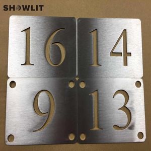 Precision Handcraft Brushed Stainless Steel House Plate Custom Made Available Other Door Hardware