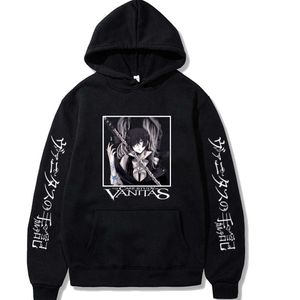 Novo Anime Hoodie O estudo de caso de vanitas com decote em v topes masculino e feminino P0811