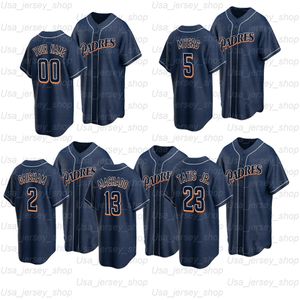 Collezione Cooperstown Maglia Fernando Tatis Jr Maglia Manny Machado Darvish Tony Gwynn SNELL Maglia Musgrove Eric Hosmer