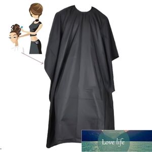 Black Waterproof Hairdressing Adult Kids Cape Gown Unisex Hair Cutting Dyeing Apron Wrap Clothes for Salon Barber Styling Tools Factory price expert design Quality