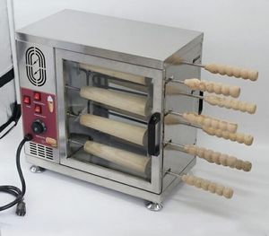 Equipamento de processamento de alimentos de aço inoxidável 8/16 rolos húngaro kurtosh chaminé de bolo de bolo de pão de pão máquina de cozimento