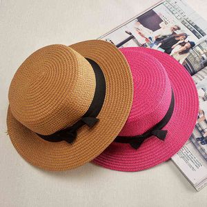 2016 Moda Sun Kapelusz Dla Kobiet Klasyczna Panama Cap Ozyc Chic Lato Wiosna Beach Visor Krótki Solid Słomkowy Kapelusz Brim Headwear G220301