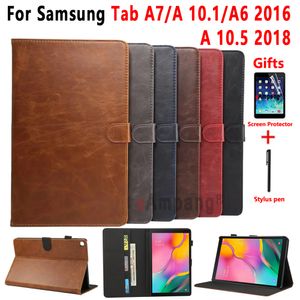 Wholesale galaxy tab a 10.5 case resale online - Premium Leather Case for Samsung Galaxy Tab A A7 A6 A SM T510 SM T515 SM T505 SM T585 Smart Cover