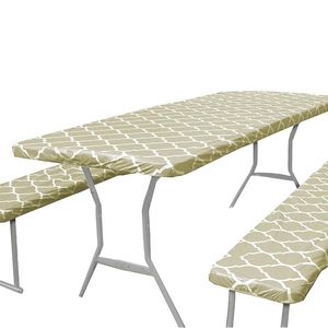 Table Cloth Party Portable Polyester Indoor Universal Easy Clean Dining Room Outdoor Picnic Park Bench Cover Home Decor