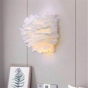 Lâmpada de parede Father nórdica Decoração doméstica romântica para a sala de estar Corredor Bedroom Luzes de mesa de cabeceira Princesa LED LED