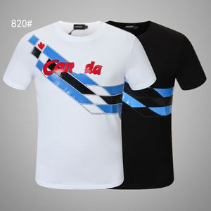 DSQ Padrão T-shirt D2 Phantom Turtle 2022SS New Mens Designer Camiseta Paris Moda Tshirts Verão Masculino Qualidade superior 100% Algodão To576