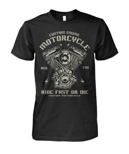 Komik Rahat Kısa Kollu Tişörtleri Biker Tshirt Özel Motor Motosiklet Binmek Hızlı veya Kalıp Mans Unisex Gömlek T-shirt Q190518