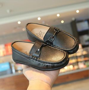 Barn pu läderskor för småbarn stora barn godis färg mjuk platt loafers pojkar flickor lägenheter sneakers 21-30 barn skor småbarn flickor pojke sneakers