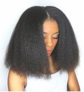 2021 new wigs, African wigs, European and American fashionable temperament ladies, short straight Yaki chemical fiber wigs