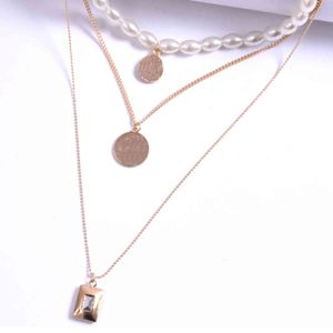 High Quality Zircon Necklace Cheap Jwellery Pendant Trendy Gold Plated Zodiac Necklace