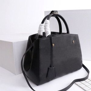 TOP Original Womens Totes Classic Shopping Shoulder Bags Solid color Leather Embossing Double handle Handbags Lady Wallet Crossbody Bag