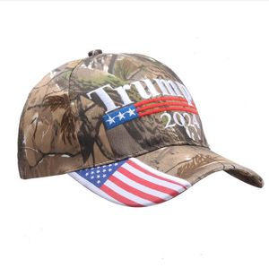 Donald Trump Broderi 2024 Cap Camouflage USA Flagga Baseball Caps Förvara Amerika Bra igen Snapback President Hat