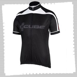 Pro Team Cube Cykling Jersey Mens Sommar Snabb Torka Sport Uniform Mountain Bike T Shirts Väg Cykel Toppar Racing Kläder Utomhus Sportkläder Y21041265