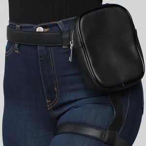 Wholesale trendy fanny packs resale online - Waist Bags Fashion INS Trendy Stylish Women Leg Belt Leather Cool Girl Bag Fanny Pack For Outdoor Hiking Motorcycle