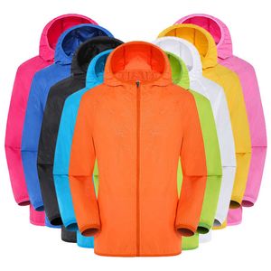 Kurtka Mężczyźni Kobiety Casual Wiatroodporna Ultra-Light Rainsproof Wiatrówka Top 4XL Plus Size Candy Color X0710