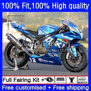 Einspritzverkleidungen für Suzuki GSXR600 K11 GSXR750 23No.0 GSXR 600 750 CC 600CC 11 12 13 14 15 16 17 GSXR-600 750CC 2011 2012 2013 2014 2015 2016 2017 OEM Body Factory Blue