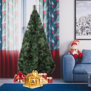 Wholesale tall decorations resale online - Christmas Decorations M Tall Artificial Tree Decoration PET Gold Dot Pine Needles