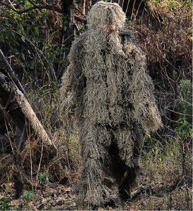 Jaktuppsättningar snikskytt kamouflage kostym ghillie hemliga kläder osynlighet armé skjuter militär uniform