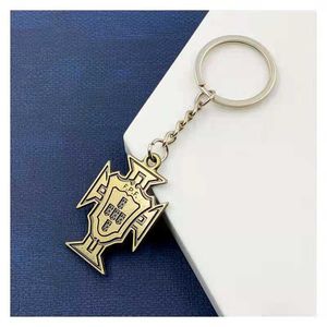 Fotbollsklubb Team Metal Keychain Keyhållare Bil nyckelring för Europa Countis Football Club Souvenir för fotboll fotboll fans G1019