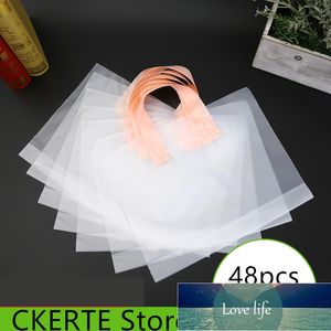 Party Supplies 48pcs Transparent plastpåse Kläder Tryckta presentpåse Klädaffärspaket Shopping med handtag