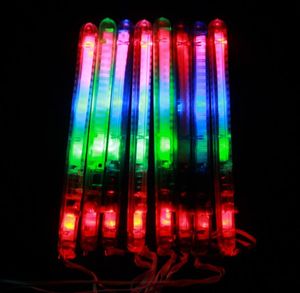 1000 sztuk Boże Narodzenie Party Dostawa Losowa Kolor Miga Różdżka LED Glow Light Up Stick Patrol Mruganie Koncertowe Świąteczne Dostawy 21cm * 1,5 cm SN5940