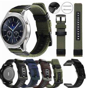 Canva Sport Straps WatchStrap Band 20 22MM For Samsung Galaxy Watch 3 45mm 41mm /Amazfit GTS GTR 2e Smart WristStrap Bracelet Wristband