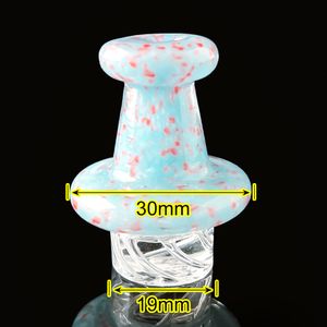 Acessórios para fumantes cúpula de tampa de carboidrato de ciclone com tampas de ar giratória para terp Pearl Quartz Banger Bubbler enai