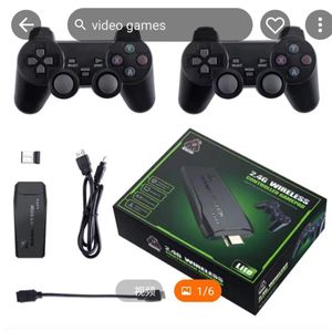 Wholesale usb game console resale online - HD Video Game Console G Double Wirless Gamepad Classic USB Stick Lite Bit Home TV Mini Retro Handheld Game Players PS1 GBA MD SNES