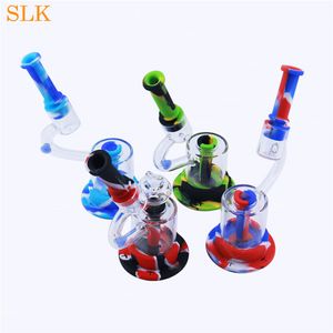 Smokeshop Wholesale Microscope design hookah glass water bong with 14mm glass-bowl mini bongs smoke filter glass bubbler smoking pipes