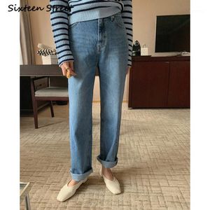 Femmes Coren achat en gros de Petit ami jeans femmes cheville longueur pantalons y2k esthétique bouton vintage vêtements denim féminin mode coren style décontracté femmes