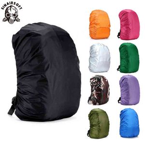 SinAssoft Taktik Su Geçirmez 20-70L Sırt Çantası Yağmur Kapağı Taşınabilir Ultralight Trunk Koruyucu Toz Geçirmez Omuz Açık Çanta G220308