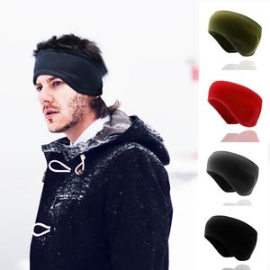 Fleece Headband macio inverno quente chapéu orelha muff aquecedor esqui snowboard homens senhoras fones de ouvido inverno acessórios