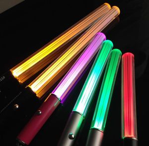 Party Supplies LED-Taschenlampe Stick Keychain Mini Fackel Aluminium Schlüsselanhänger Schlüsselanhänger Durable Glühstift Zauberstab-Stick Lightsaber LED-Light Sticks SN3262