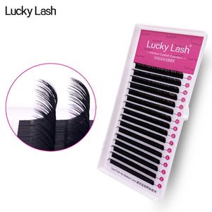 Lucky Lash Ögonfransar Maquiagem Lashes Individual Eyelash 1CASES / LOTER Naturlig CILIOS Högkvalitativ smink Syntetisk Mink Eyelashe False