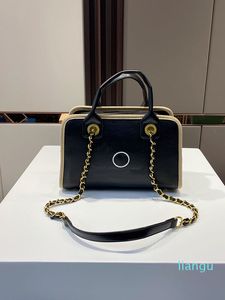 Luxury fashion designer flap crossbody bag purse ladies leather letter print travel bags